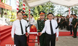 Thường trực Ban Bí thư dự Lễ truy điệu, an táng hài cốt liệt sỹ tại tỉnh Hà Tĩnh 