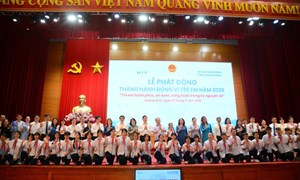 Phó Chủ tịch nước dự Lễ phát động Tháng hành động vì trẻ em năm 2026