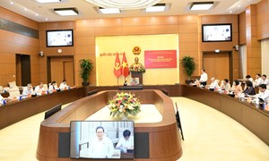 Tổng Bí thư, Chủ tịch nước Tô Lâm chủ trì Hội nghị thông qua dự thảo Báo cáo kết quả kiểm tra đợt 2 đối với Ban Thường vụ Đảng ủy Quốc hội