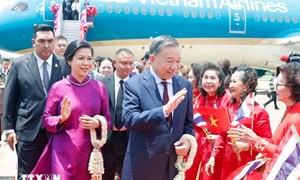 Tổng Bí thư, Chủ tịch nước Tô Lâm và Phu nhân bắt đầu thăm chính thức Thái Lan
