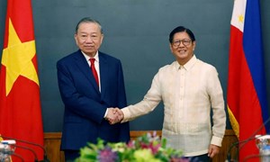 Tổng Bí thư, Chủ tịch nước Tô Lâm hội đàm với Tổng thống Philippines Ferdinand Romualdez Marcos Jr.