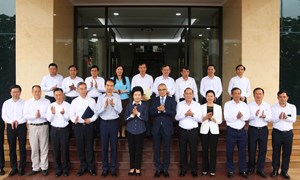 Đoàn đại biểu cấp cao Chính hiệp toàn quốc Trung Quốc thăm và làm việc tại Phú Thọ