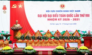 Phiên làm việc thứ nhất Đại hội đại biểu toàn quốc Hội Cựu chiến binh Việt Nam lần thứ VIII, nhiệm kỳ 2026-2031
