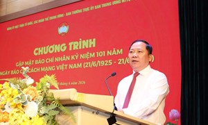 Báo chí tiếp tục đồng hành cùng Mặt trận trong tuyên truyền, vận động, tập hợp và phát huy sức mạnh đại đoàn kết toàn dân tộc