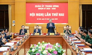 Tổng Bí thư, Chủ tịch nước Tô Lâm chủ trì Hội nghị Quân ủy Trung ương nhiệm kỳ 2025 - 2030 lần thứ hai 
