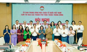 Cụm thi đua các thành phố trực thuộc Trung ương sơ kết công tác Mặt trận 6 tháng đầu năm 2026