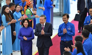 Tổng Bí thư, Chủ tịch nước Tô Lâm dự Phiên trọng thể Đại hội Đoàn TNCS Hồ Chí Minh lần thứ XIII