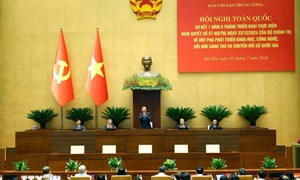 Hội nghị toàn quốc sơ kết 1 năm 6 tháng triển khai thực hiện Nghị quyết số 57 -NQ/TW của Bộ Chính trị