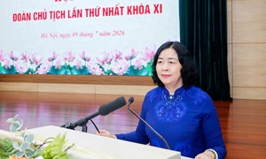 Chủ tịch Bùi Thị Minh Hoài: MTTQ Việt Nam các cấp tiếp tục kiện toàn, vận hành tổ chức bộ máy tinh gọn, hiệu lực, hiệu quả 