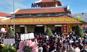 Ban Trị sự Trung ương Giáo hội Phật Giáo Hòa Hảo và Trung ương Phật hội Tứ Ân Hiếu Nghĩa gửi thư cảm ơn Chủ tịch Bùi Thị Minh Hoài