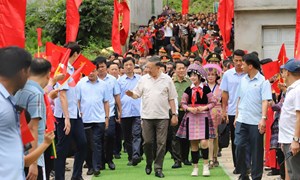 Tổng Bí thư, Chủ tịch nước Tô Lâm dự Ngày hội Toàn dân bảo vệ an ninh Tổ quốc tại Sơn La