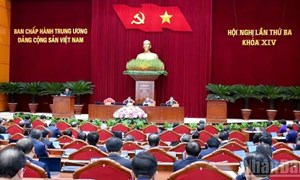 Thông cáo báo chí về ngày làm việc thứ tư Hội nghị Trung ương 3, khóa XIV