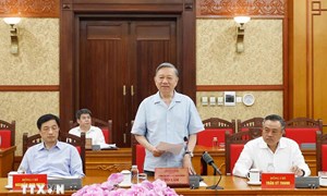 Tổng Bí thư, Chủ tịch nước Tô Lâm làm việc với Ban Thường vụ Đảng ủy Thanh tra Chính phủ 