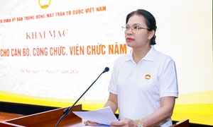 Khai mạc lớp tập huấn cho cán bộ, công chức, viên chức Cơ quan Ủy ban Trung ương MTTQ Việt Nam