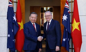 Tổng Bí thư, Chủ tịch nước Tô Lâm hội đàm với Thủ tướng Australia Anthony Albanese