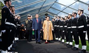 Lễ đón Tổng Bí thư, Chủ tịch nước Tô Lâm thăm cấp Nhà nước tới New Zealand