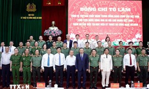 Tổng Bí thư, Chủ tịch nước Tô Lâm thăm, làm việc tại Học viện Kỹ thuật và Công nghệ an ninh (Bộ Công an)