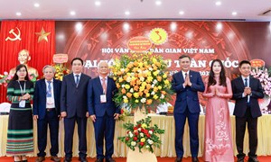 Phó Chủ tịch Trần Thắng dự Đại hội đại biểu toàn quốc Hội Văn nghệ dân gian Việt Nam lần thứ IX, nhiệm kỳ 2026 - 2031