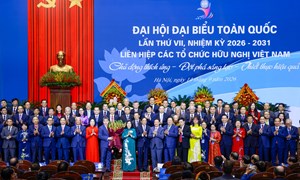 Chủ tịch Bùi Thị Minh Hoài dự Đại hội đại biểu toàn quốc Liên hiệp các tổ chức hữu nghị Việt Nam lần thứ VII, nhiệm kỳ 2026 - 2031