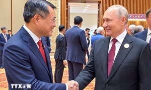 Thủ tướng Lê Minh Hưng gặp lãnh đạo các nước, tổ chức quốc tế nhân dịp tham dự Hội nghị thượng đỉnh BRICS lần thứ 18 
