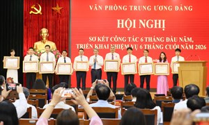 Bộ Chính trị ban hành Quyết định mới về chức năng, nhiệm vụ, tổ chức bộ máy của Văn phòng Trung ương Đảng