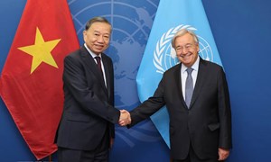 Tổng Bí thư, Chủ tịch nước Tô Lâm gặp Tổng Thư ký Liên hợp quốc António Guterres