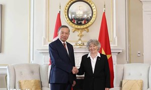 Tổng Bí thư, Chủ tịch nước Tô Lâm hội kiến với Toàn quyền Canada Louise Arbour