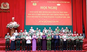 Biểu dương Ban Công tác Mặt trận khu dân cư điển hình tiên tiến trong phong trào “Toàn dân bảo vệ an ninh Tổ quốc”, giai đoạn 2016 - 2026