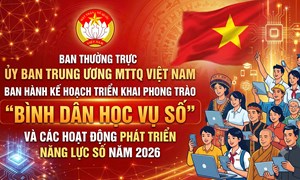 MTTQ Việt Nam triển khai khai phong trào “Bình dân học vụ số”: Tổ chức Ngày hội Mặt trận số gắn với Ngày hội Đại đoàn kết toàn dân tộc