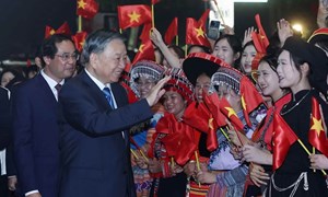Tổng Bí thư, Chủ tịch nước Tô Lâm: Thái Nguyên cần phấn đấu là địa phương có hạ tầng đồng bộ, quản trị hiện đại