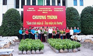 Phường Lào Cai tổ chức chương trình “Hành trình nhân ái - Trao nhận yêu thương”