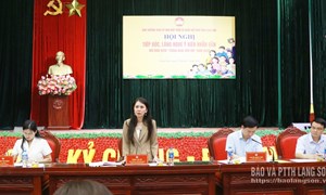 Lạng Sơn: Ban Thường trực Ủy ban MTTQ Việt Nam tỉnh tiếp xúc, lắng nghe ý kiến Nhân dân tại xã Hữu Lũng