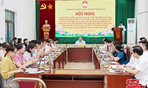 Sơn La: Hội nghị quán triệt, triển khai Nghị quyết Đại hội đại biểu toàn quốc MTTQ Việt Nam lần thứ XI