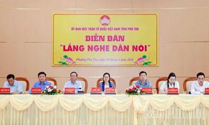 Phú Thọ: Tiếp thu tâm tư, nguyện vọng của Nhân dân để nâng cao hiệu quả quản lý và phục vụ
