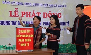Quảng Ngãi: Phát động phong trào “Chung tay giúp nhân dân xã Măng Ri phát triển kinh tế”