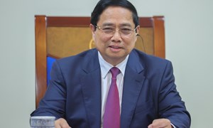 Thủ tướng Phạm Minh Chính điện đàm với Thủ tướng Campuchia Hun Manet
