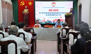 Mặt trận thành phố Huế tổ chức Hội nghị góp ý dự thảo văn kiện Đại hội đại biểu Đảng bộ thành phố Huế