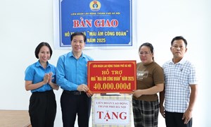 “Mái ấm Công đoàn” chắp cánh ước mơ an cư