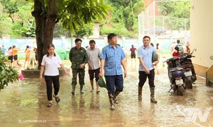 Lãnh đạo tỉnh Thái Nguyên kiểm tra, chỉ đạo khắc phục hậu quả thiên tai tại các xã, phường phía Bắc