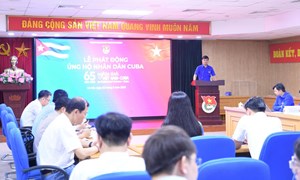 Trung ương Đoàn phát động tuổi trẻ Việt Nam chung tay ủng hộ nhân dân Cuba