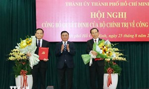 Đồng chí Trần Lưu Quang giữ chức Bí thư Thành ủy Thành phố Hồ Chí Minh