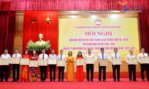Quảng Ninh: Hội nghị điển hình tiên tiến MTTQ Việt Nam tỉnh và các tổ chức chính trị - xã hội