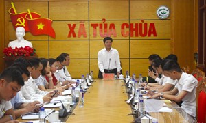 Điện Biên: Đoàn công tác Ủy ban MTTQ Việt Nam tỉnh làm việc tại xã Tủa Chùa