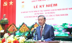 Phát biểu của Tổng Bí thư Tô Lâm tại Lễ kỷ niệm 80 năm Ngày truyền thống Bộ Tổng Tham mưu QĐND Việt Nam