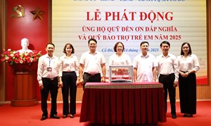 Hướng dẫn mới về tổ chức Quỹ Đền ơn đáp nghĩa theo chính quyền địa phương 2 cấp