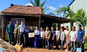 Đắk Lắk: Khởi công xây dựng nhà đại đoàn kết cho hộ nghèo tại xã Krông Năng