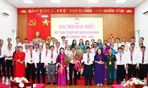 Hà Nội: Đại hội đại biểu MTTQ Việt Nam xã Phú Nghĩa, lần thứ I, nhiệm kỳ 2025-2030