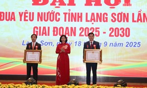 Đại hội Thi đua yêu nước tỉnh Lạng Sơn lần thứ VI giai đoạn 2020-2025