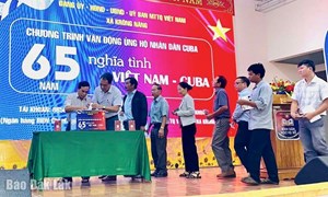 Đắk Lắk: Lan tỏa tinh thần sẻ chia với nhân dân Cuba