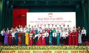 Hà Nội: Đại hội đại biểu Ủy ban MTTQ Việt Nam xã Sóc Sơn lần thứ I, nhiệm kỳ 2025 - 2030